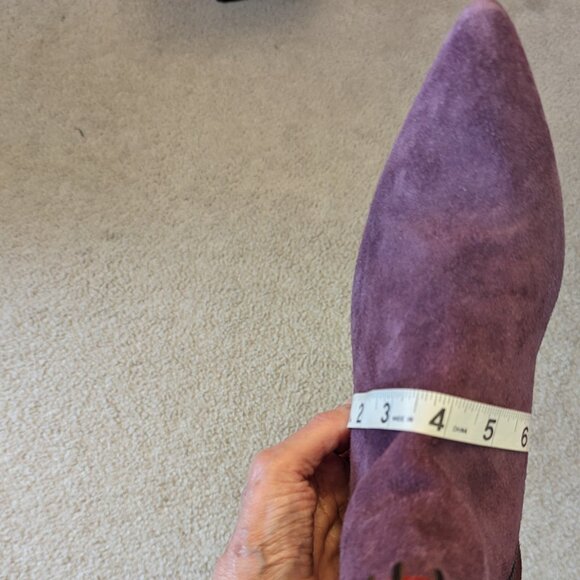 Miu Miu suede low heeled boot  Size 8.5 NWOT - Picture 11 of 16